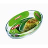 Pyrex plat ovale en verre 21x13cm