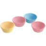 Fackelmann barquettes papier grand modèle coloris assortis x100