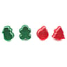 Emporte pièce de Noël avec poussoir - couleur et motif aléatoire