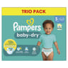 Pampers baby dry couches maxi géant taille 5 x117