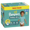 Pampers baby dry couches maxi géant taille 5 x117