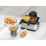 Bestron maxi friteuse 4.5 L inox 1.5 kg ou 2x750 g - DF402B