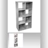 Etagère 8 cases mix gris