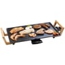 Bestron plancha poignée en bambou ABP602BB