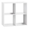 Etagère 4 cases mix blanc