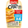 Herta croque monsieur jambon fromage sans nitrite x4 400g