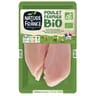 Nature de France filet de poulet fermier bio blanc x2