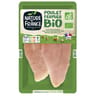 Nature de France escalope de poulet fermier extra fine bio x2