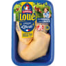 Loué 2 cuisses de poulet fermier jaune