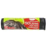 Cora sacs poubelles x15 liens coulissants 50l