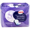 Cora serviette maxi nuit X10