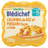 Blédina blédichef colombo de riz et poisson façon créole dès 15mois 250g