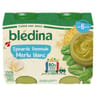 Bledina pots épinards semoule merlu 2x200g