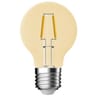 Ampoule filament décorative verre ambre forme g45