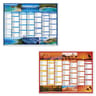Exacompta calendrier 7 mois 430x335 mm couleurs du monde