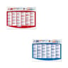 Exacompta calendrier perfore grille recto verso 6 mois jan//dec 170x130