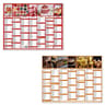 Exacompta calendrier grille recto verso 7 mois janvier décembre 43x33.5 cm