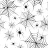 20 serviettes 33x33cm spider webs noir fond blanc
