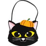 Panier en feutrine chat chapeauté 18x7x17.5