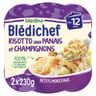 Blédina blédichef risotto aux panais et champignons dès 12 mois 2x230g