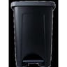 Sundis poubelle 50 litres noire step bin