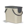 Sundis albula poubelle taupe 25l