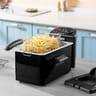 Kitchencook friteuse semi pro inox noir   3L KFRY_BLACK