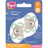 2 sucettes silicone taille 0-6 mois ourson chat Tigex