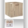 Boite rangement"bois" coloris naturel