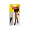 Bas voile élasthanne qui tient tout seul avec large revers dentelle Influx NOIR T2