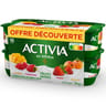 Activia fruits mixés panaché 16x125g offre découverte