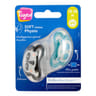 2 Sucettes soft touch phosphoréscentes silicone taille + 18 mois Tigex