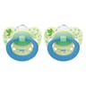 2 sucettes new classic silicone 18-36 mois mixte Nuk