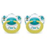 2 sucettes new classic silicone 18-36 mois mixte Nuk