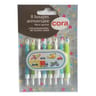 Cora bougies bobèche avec pic garçon