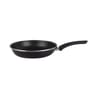 Poêle 24cm acier émaillé induction coloris noir/rouge/orangé