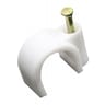 Prodelect lot de 20 attaches 10mm blanc