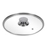Durandal couvercle en verre cerclé inox légende 20 cm