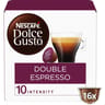 Dolce gusto dosettes double espresso x16 - 136g