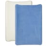 Lot de 2 housses matelas à langer 50x70cm blanc/bleu Babycalin