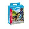 71162 Policier avec chien de recherche