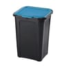 Poubelle de tri slectif 45 litres cv bleu