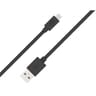 Bigben connected câble usb/micro usb 1.2m noir 100% plastique recyclé CBLMIC1M2RB