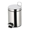 Frandis poubelle pédale ronde 3l inox