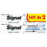 Signal professionnel dentifrice sensibilité blancheur 2x75ml