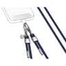 Force case bandoulière universelle amovible longueur ajustable bleu FCBANDBLUE