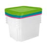 Lot de 5 boite de rangement funny box 30l naturel