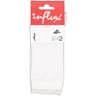 2 paires de mi chaussettes lycra nu femme BLANC 37\41