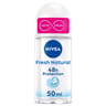 Nivea déodorant bille fresh natural 48h protection 50ml