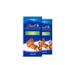 Lindt tablette de chocolat maître chocolation lait noisettes x2 - 200g